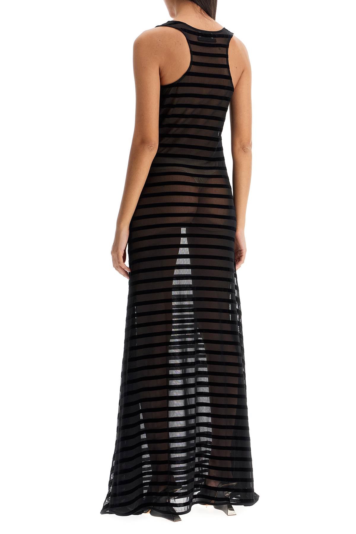 JEAN PAUL GAULTIER Long Marinière Striped Dress