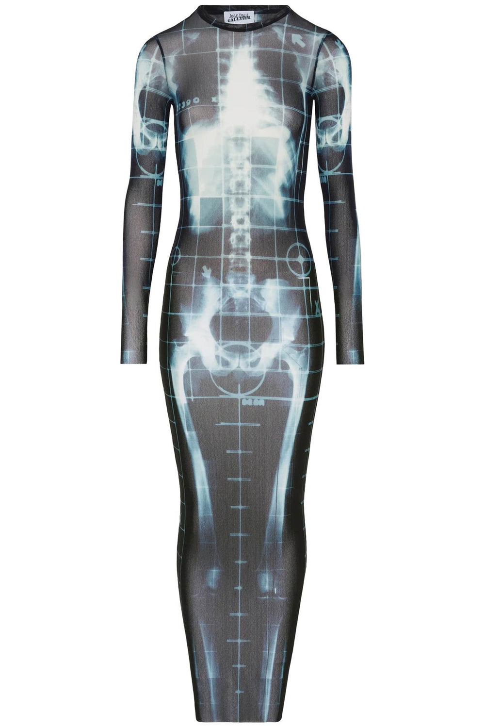 JEAN PAUL GAULTIER Squeletor Long Dress With X-ray Print