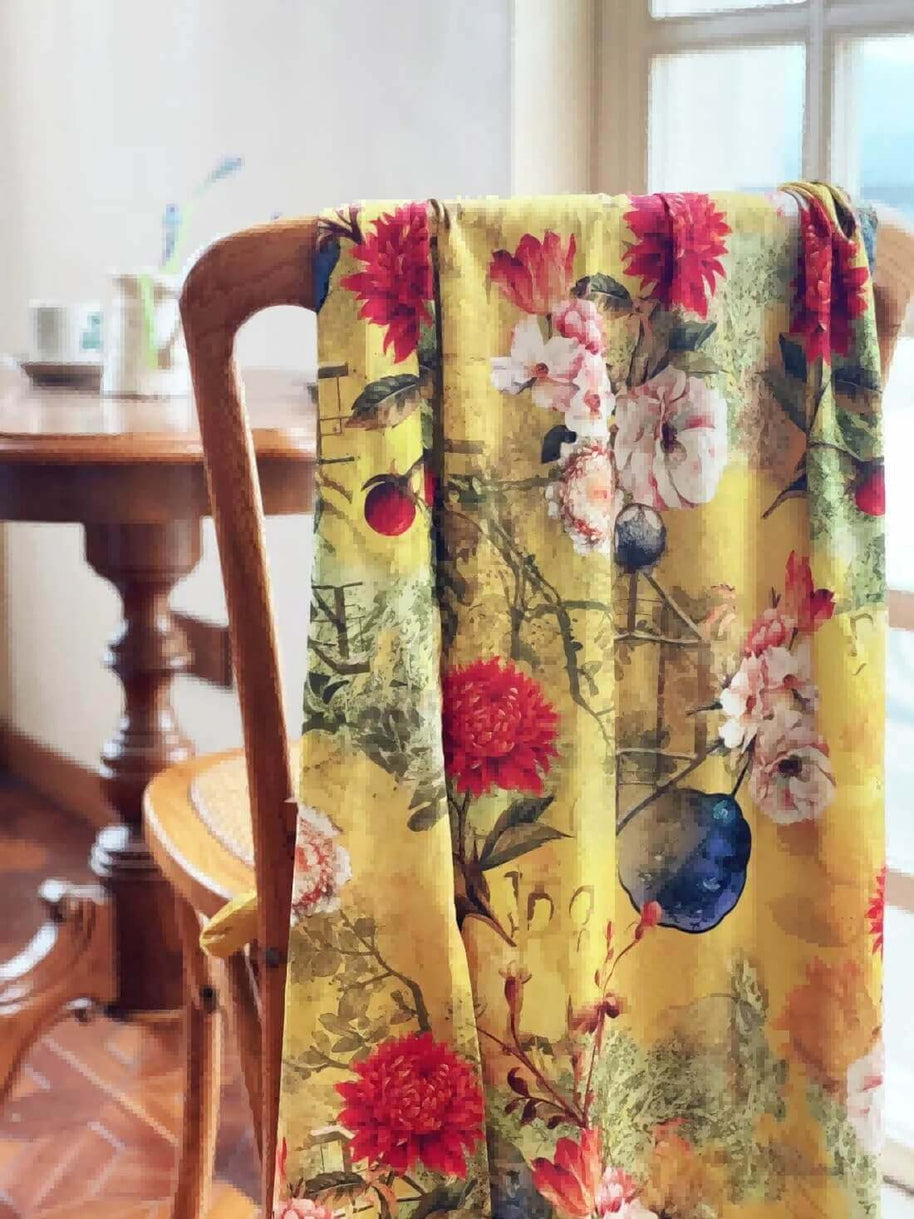 Ulivary Golden Spring Kimono Robe