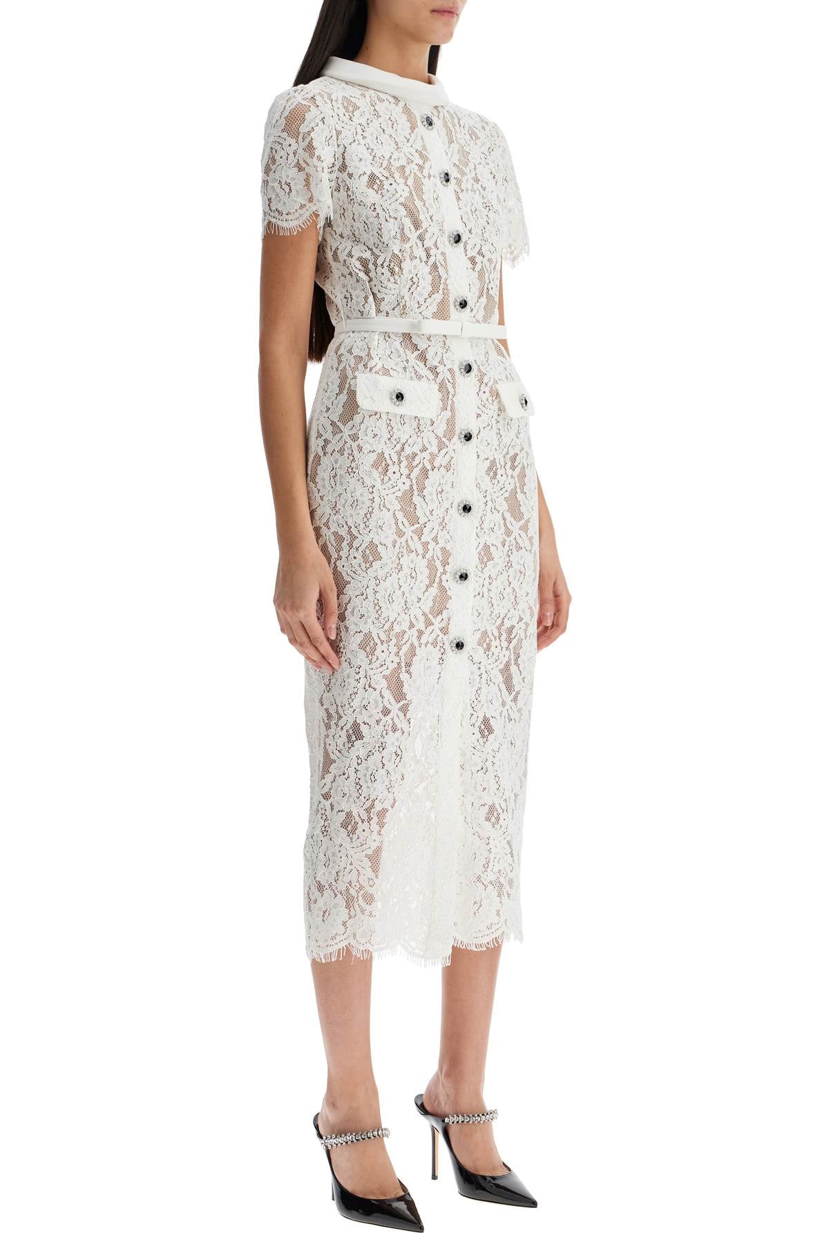 Self Portrait Lace Midi Dress