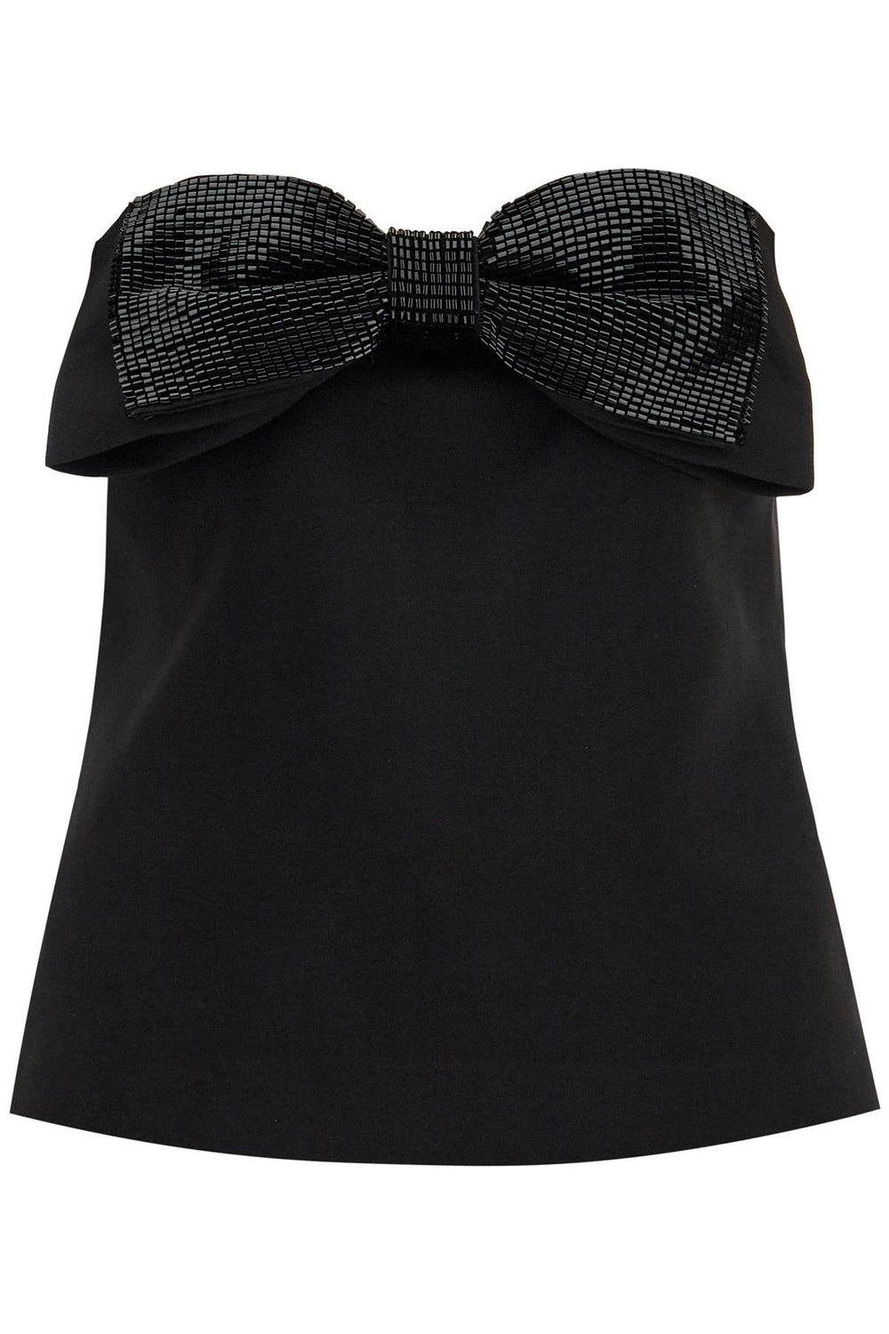 Self Portrait  Strapless Top With Bow