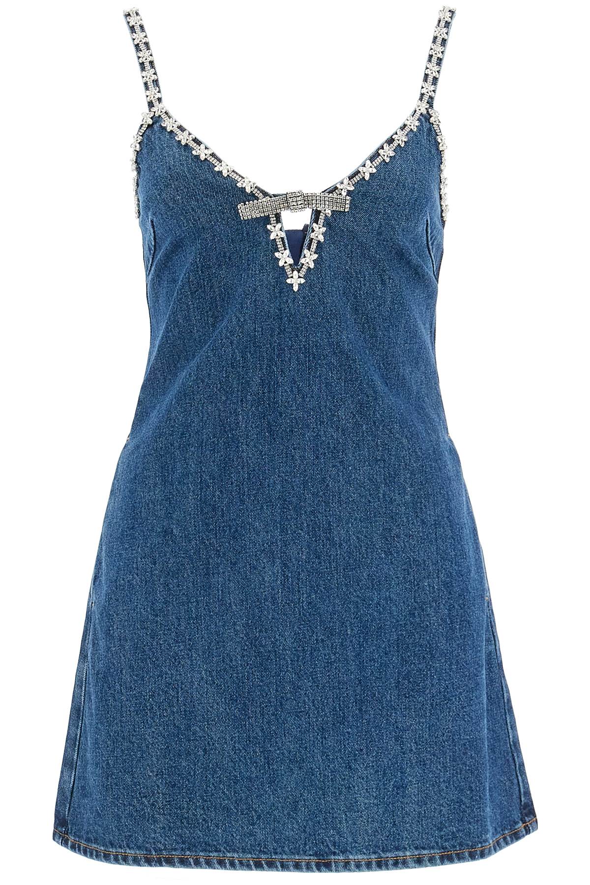 Self Portrait Diamond Denim Mini Dress