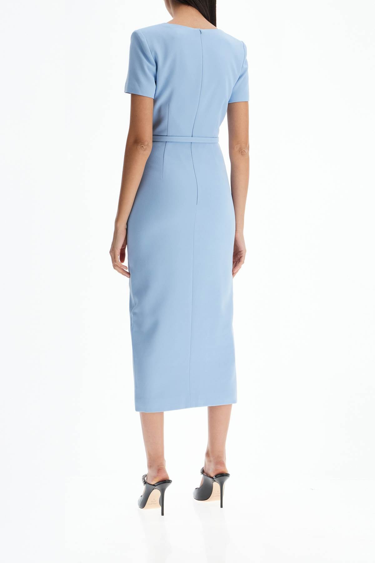 Self Portrait Crepe Midi Dress