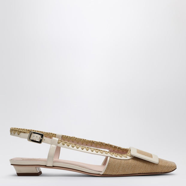 ROGER VIVIER Belle Vivier Cream Coloured Slingback