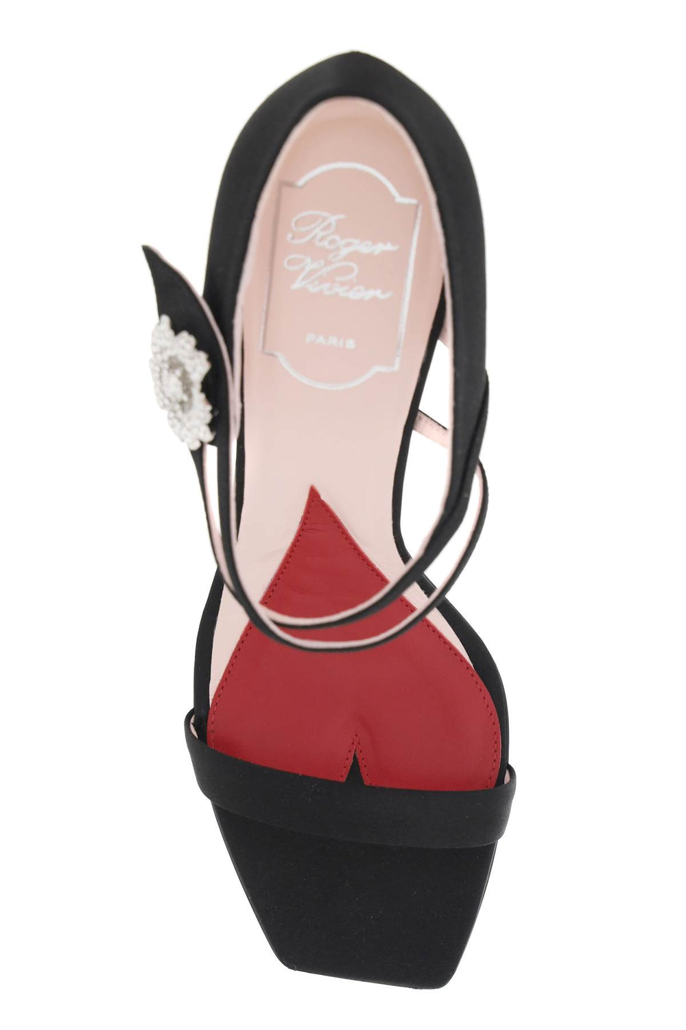 Roger Vivier I Love Vivier Daisy Strass Sandals