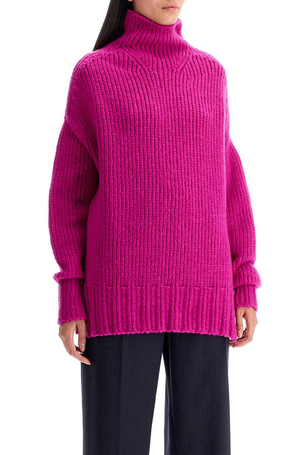 Lanvin High-Neck Wool Sweater