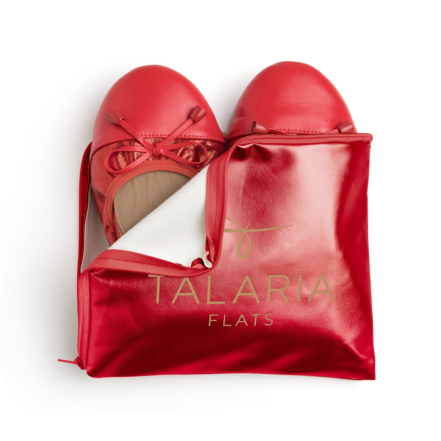 Talaria Premium Ruby Red Flats