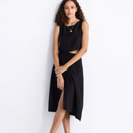 Reistor Boxy Crop Top in Black