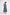 Reistor One Shoulder Maxi Dress in Abstract Stripes
