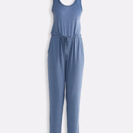 Reistor Relaxed Drawstring Jumpsuit in Blue