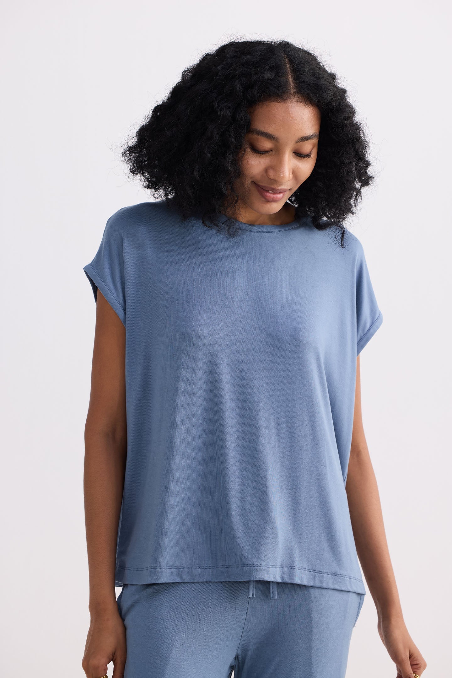 Reistor Relaxed Tee in Blue