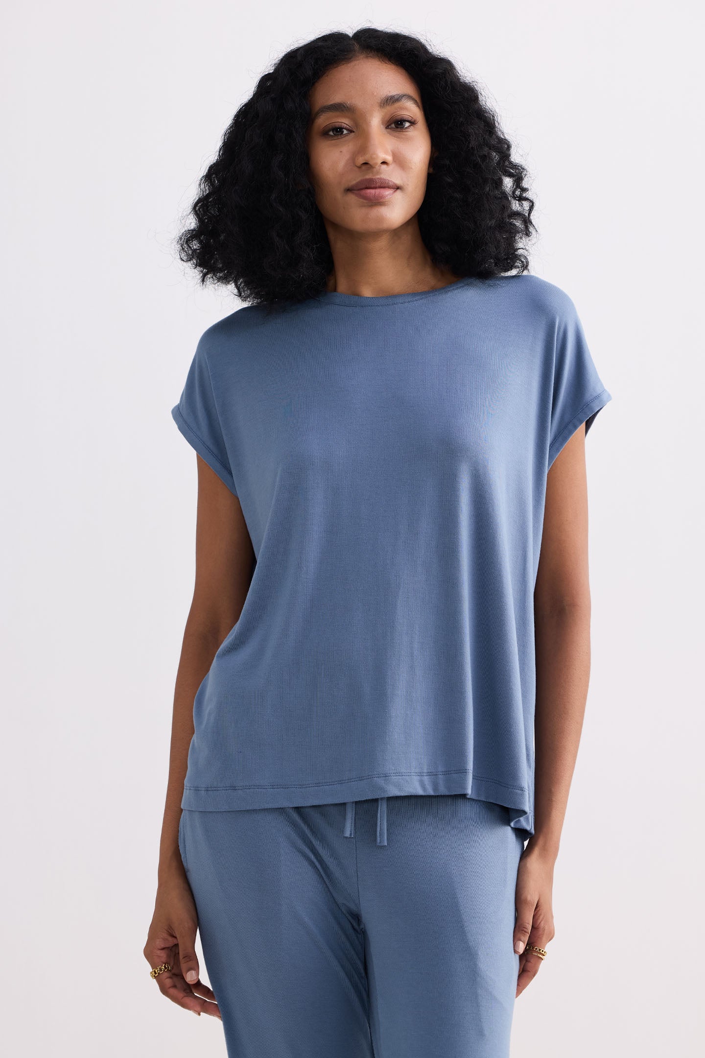Reistor Relaxed Tee in Blue
