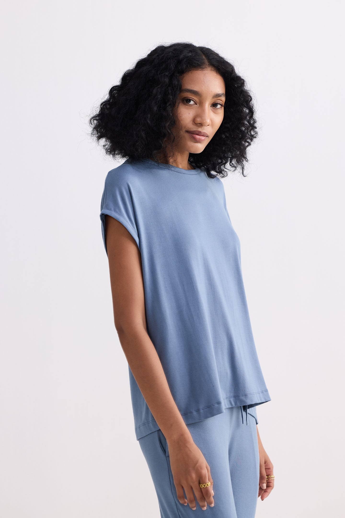 Reistor Relaxed Tee in Blue
