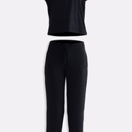 Reistor Relaxed Tee Set in Black