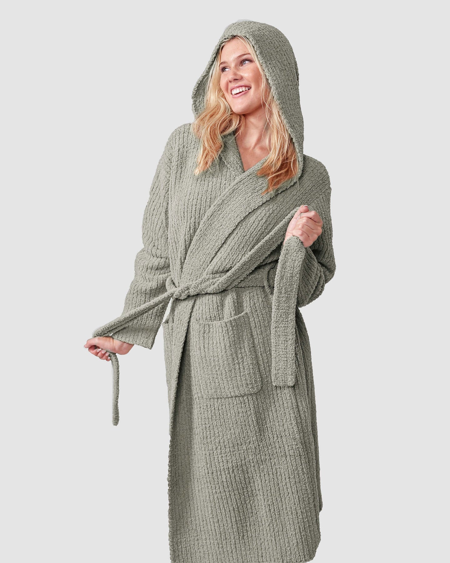 Sunday Citizen Ribbed Hooded Robe (more colors)