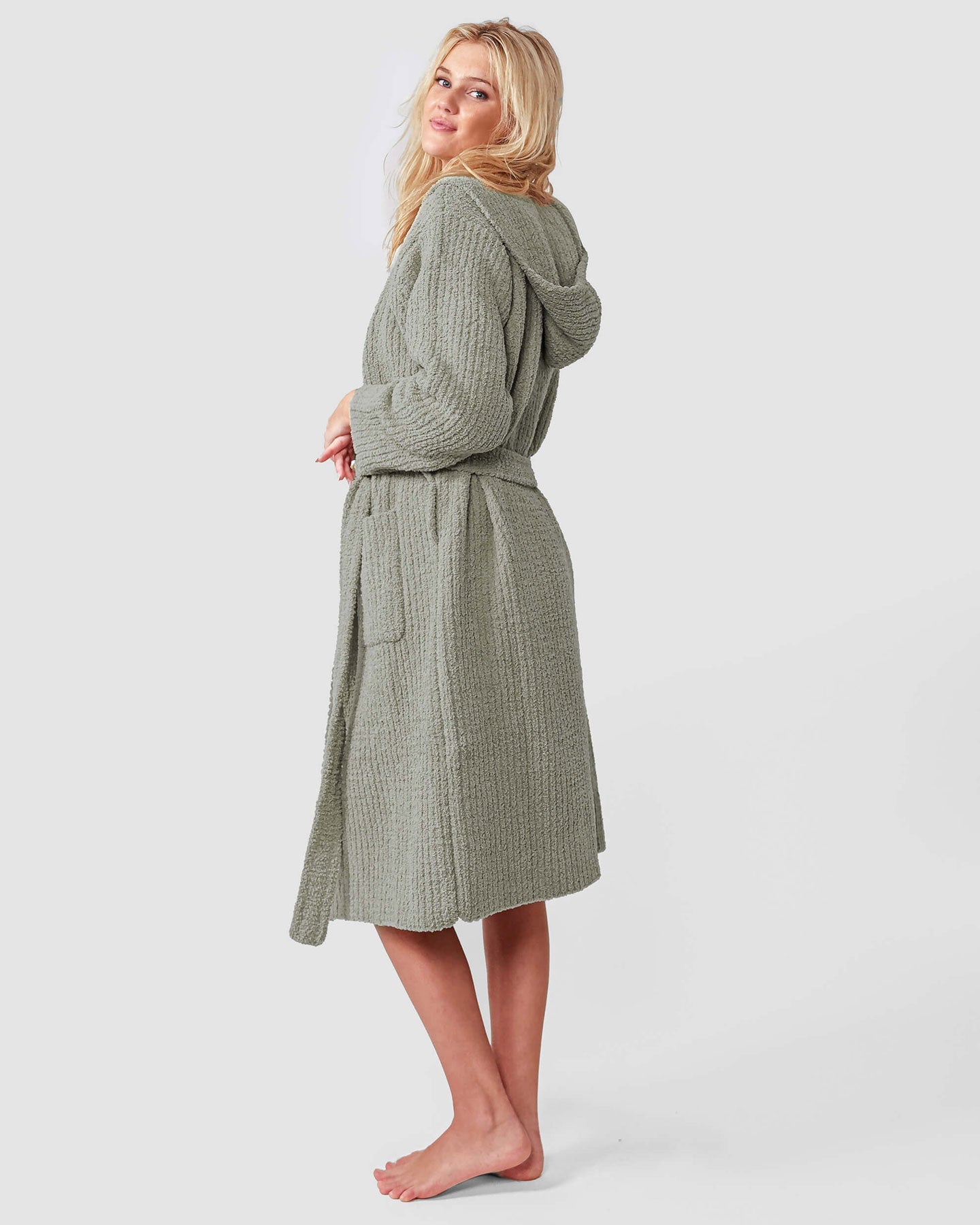 Sunday Citizen Ribbed Hooded Robe (more colors)