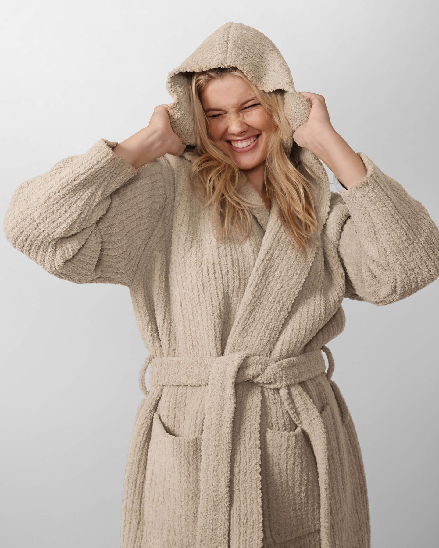 Sunday Citizen Ribbed Hooded Robe (more colors)