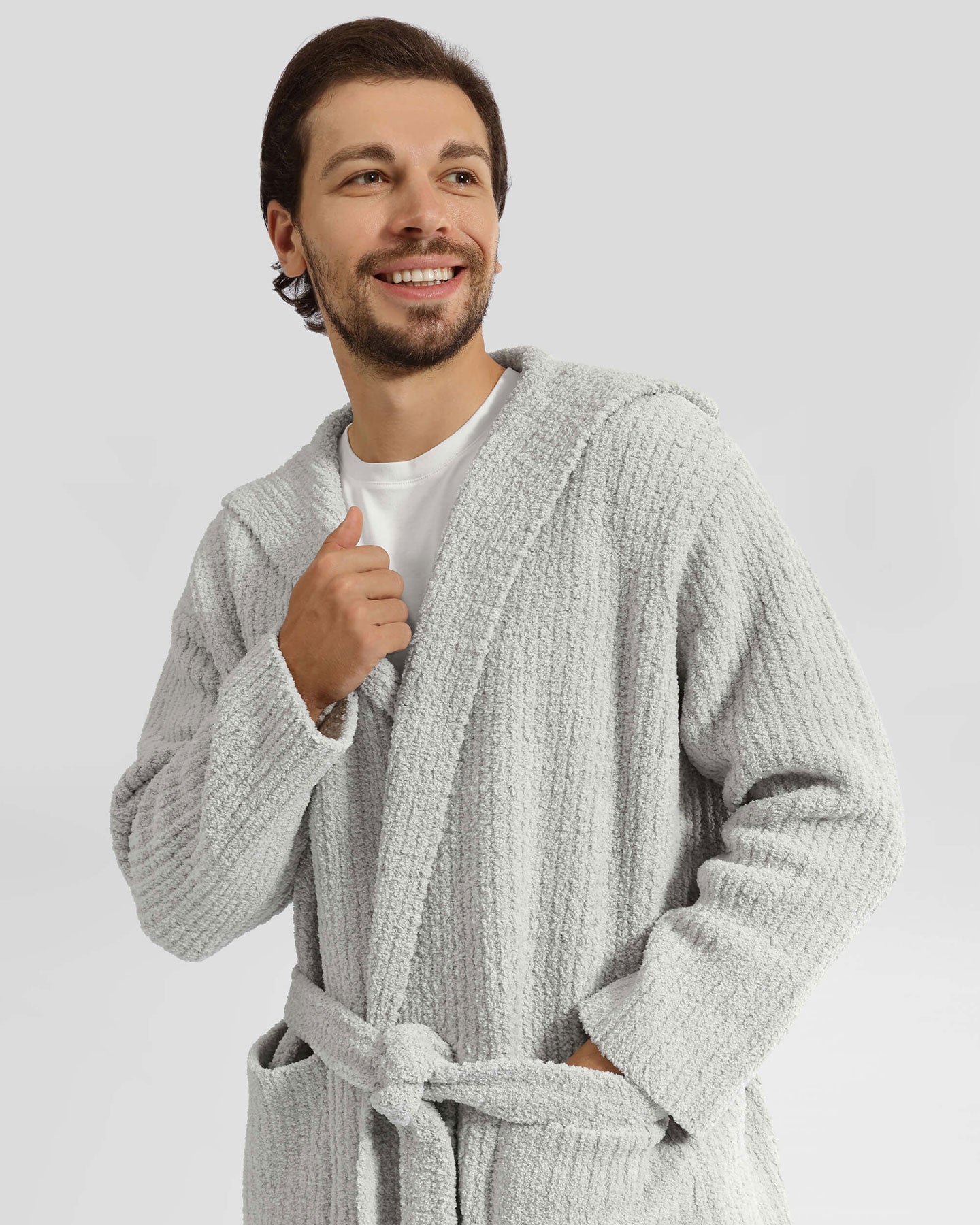Sunday Citizen Ribbed Hooded Robe (more colors)
