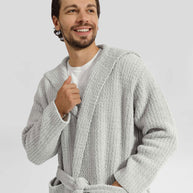 Sunday Citizen Ribbed Hooded Robe (more colors)