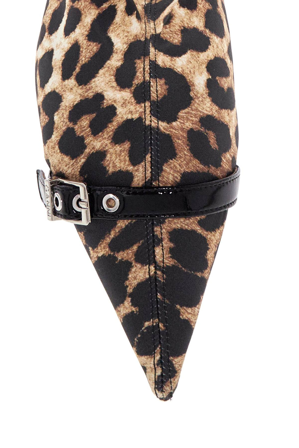 Ganni Leopard Print Boots