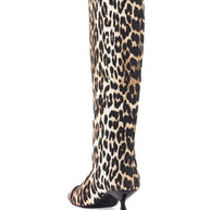 Ganni Leopard Print Boots
