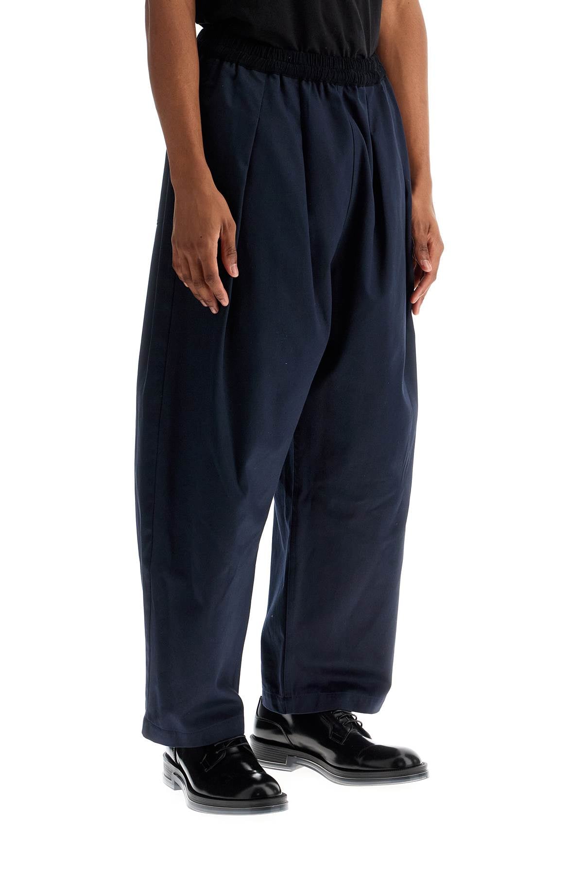 Maison Margiela Wide Cut Cotton Garbardine Pants