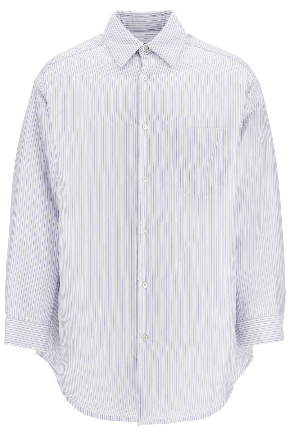 Maison Margiela Striped Padded Overshirt