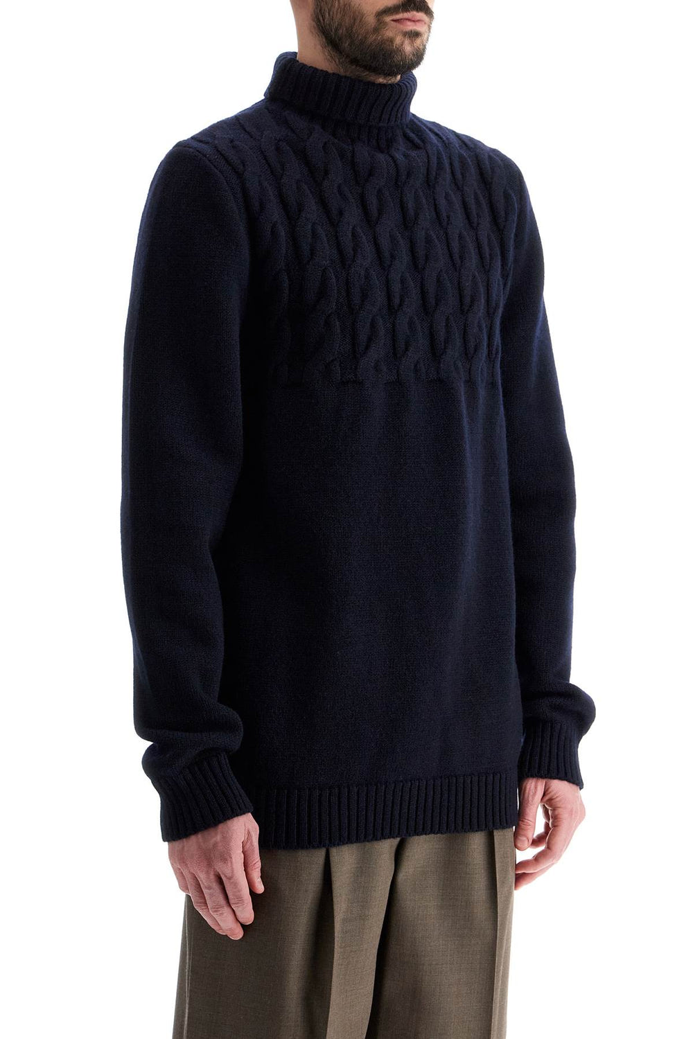 Maison Margiela Sweet Life Cable Knit Detail Sweater