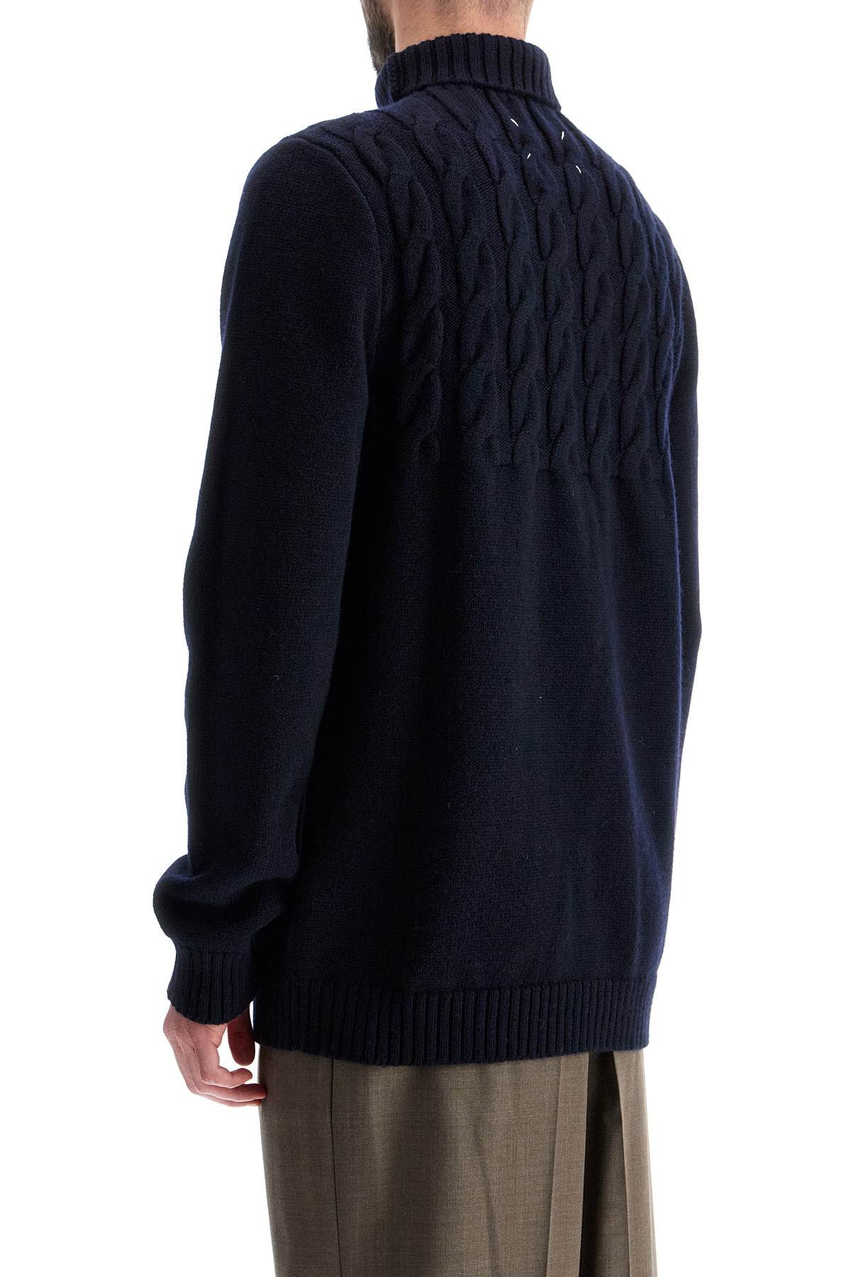 Maison Margiela Sweet Life Cable Knit Detail Sweater