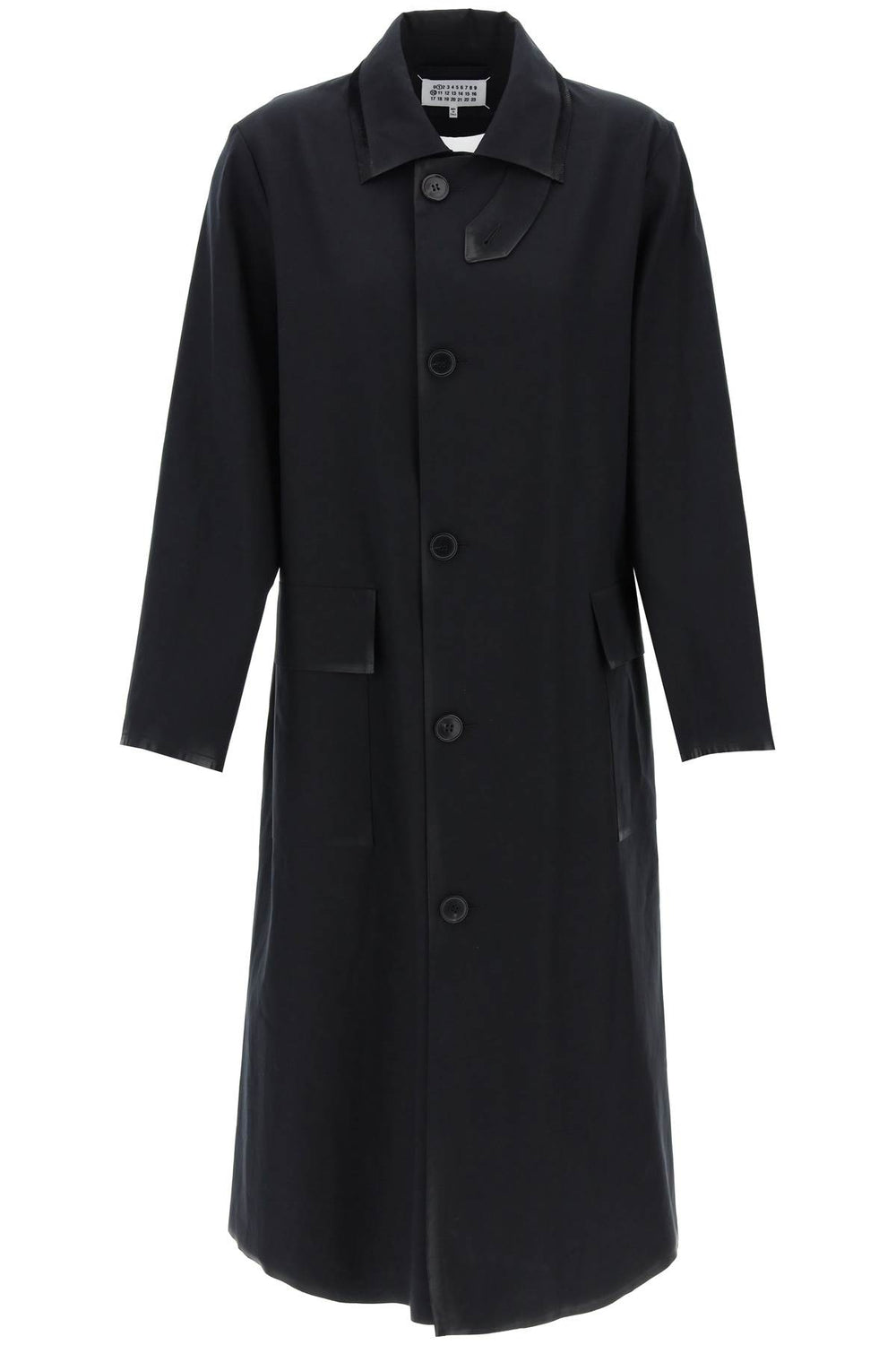 Maison Margiela Oversized Coated Cotton Poplin Coat