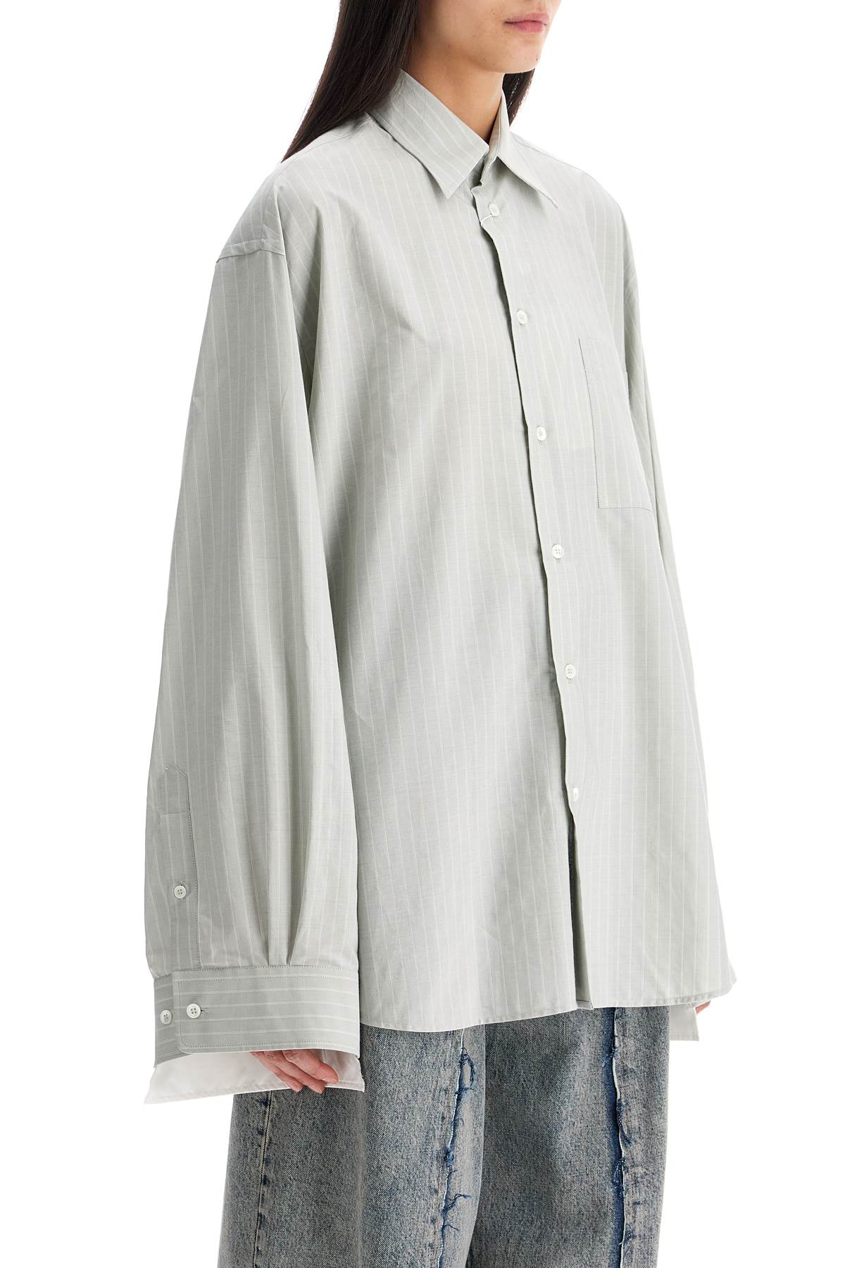 MM6 Maison Margiela Oversized Layered Effect Shirt