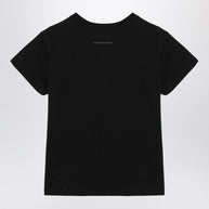 MM6 Maison Margiela Black T-shirt With Numeric Signature