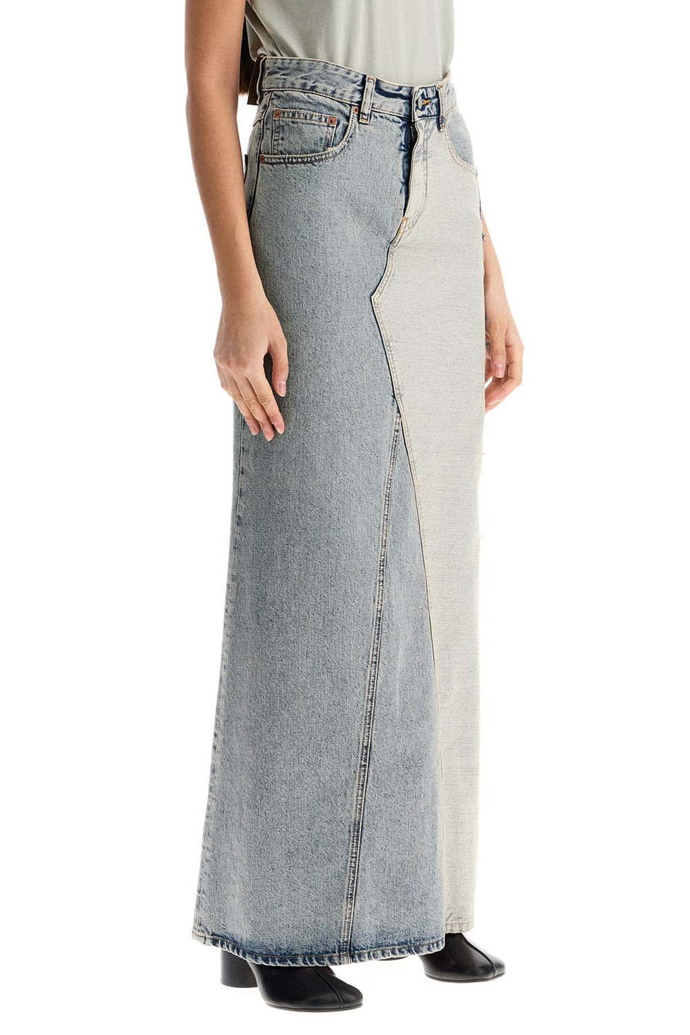 MM6 Maison Margiela Maxi Denim Skirt