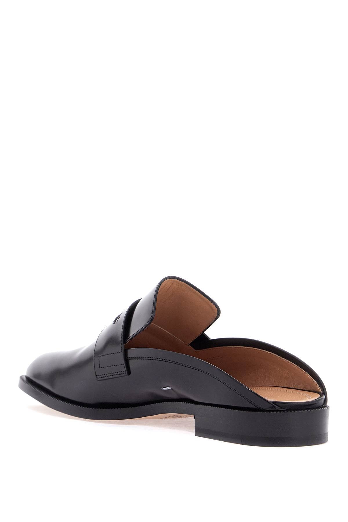 Maison Margiela Brushed Leather Tabi Mules