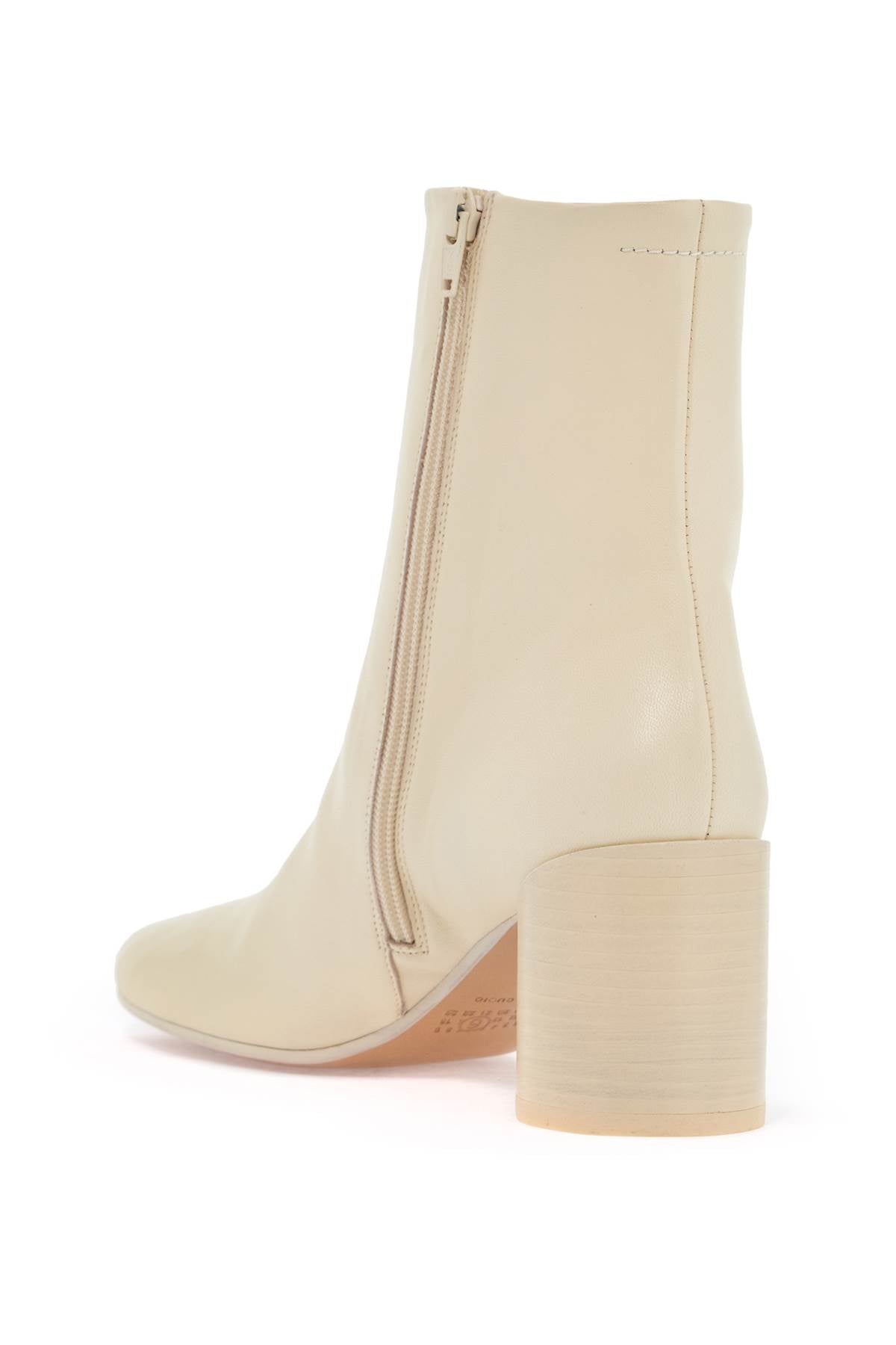 MM6 Maison Margiela Tabi Leather Ankle Boots