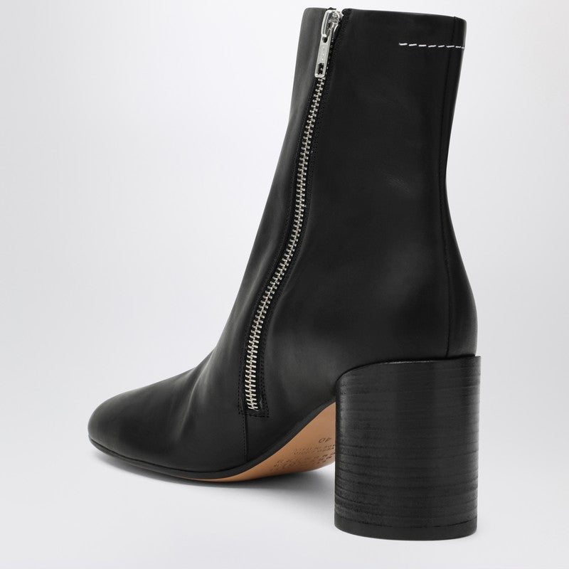 MM6 Maison Margiela Black Anatomic Ankle Boots