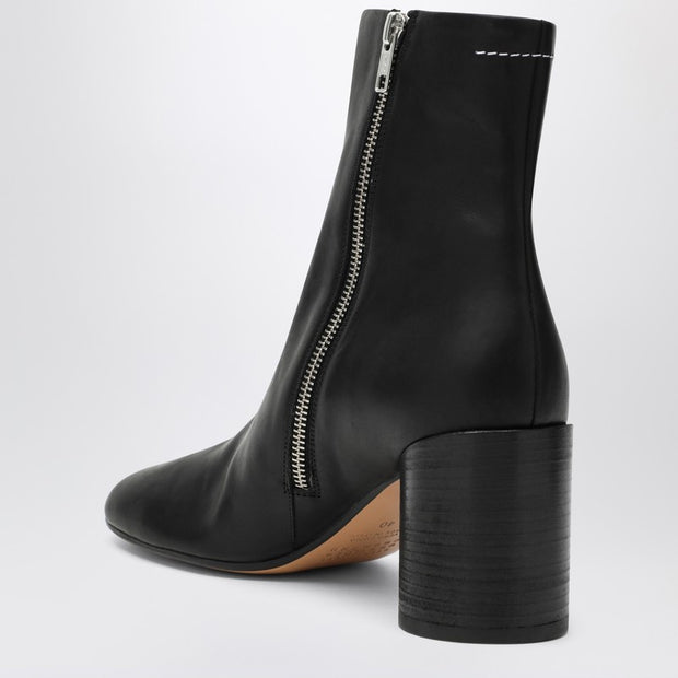 MM6 Maison Margiela Black Anatomic Ankle Boots