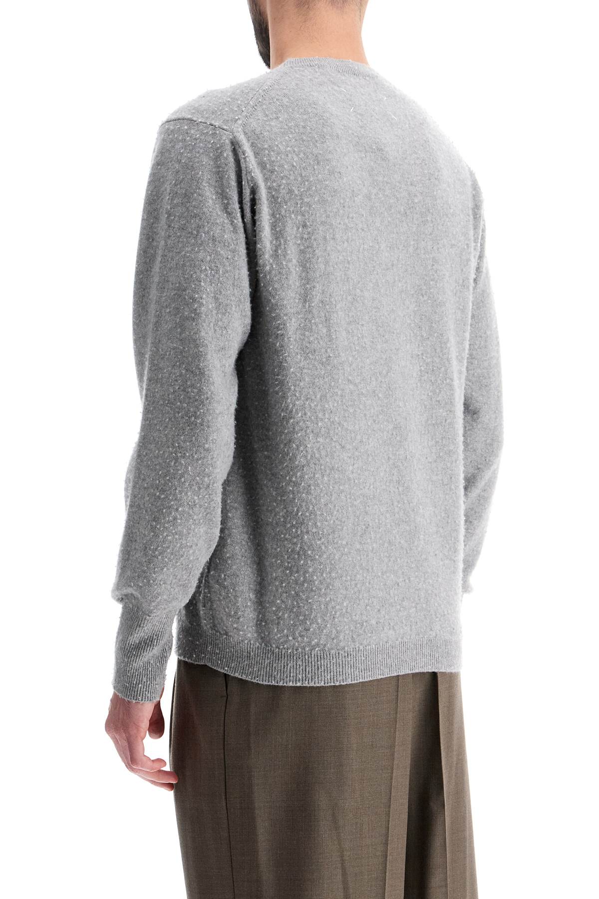 Maison Margiela Cashmere-Cotton Pullover Sweater