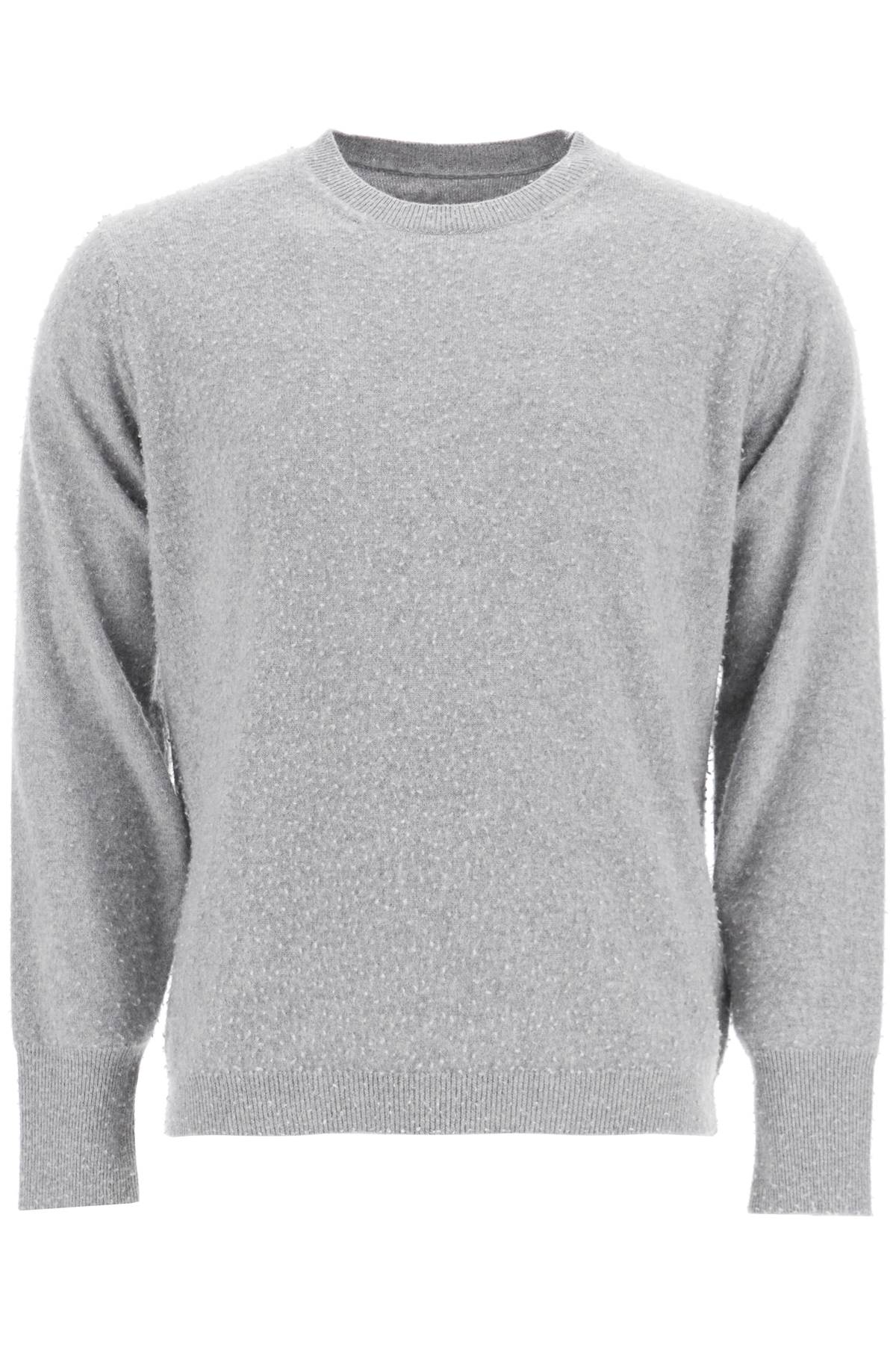 Maison Margiela Cashmere-Cotton Pullover Sweater