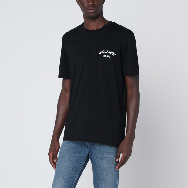 Dsquared2 Black T-shirt With Logo