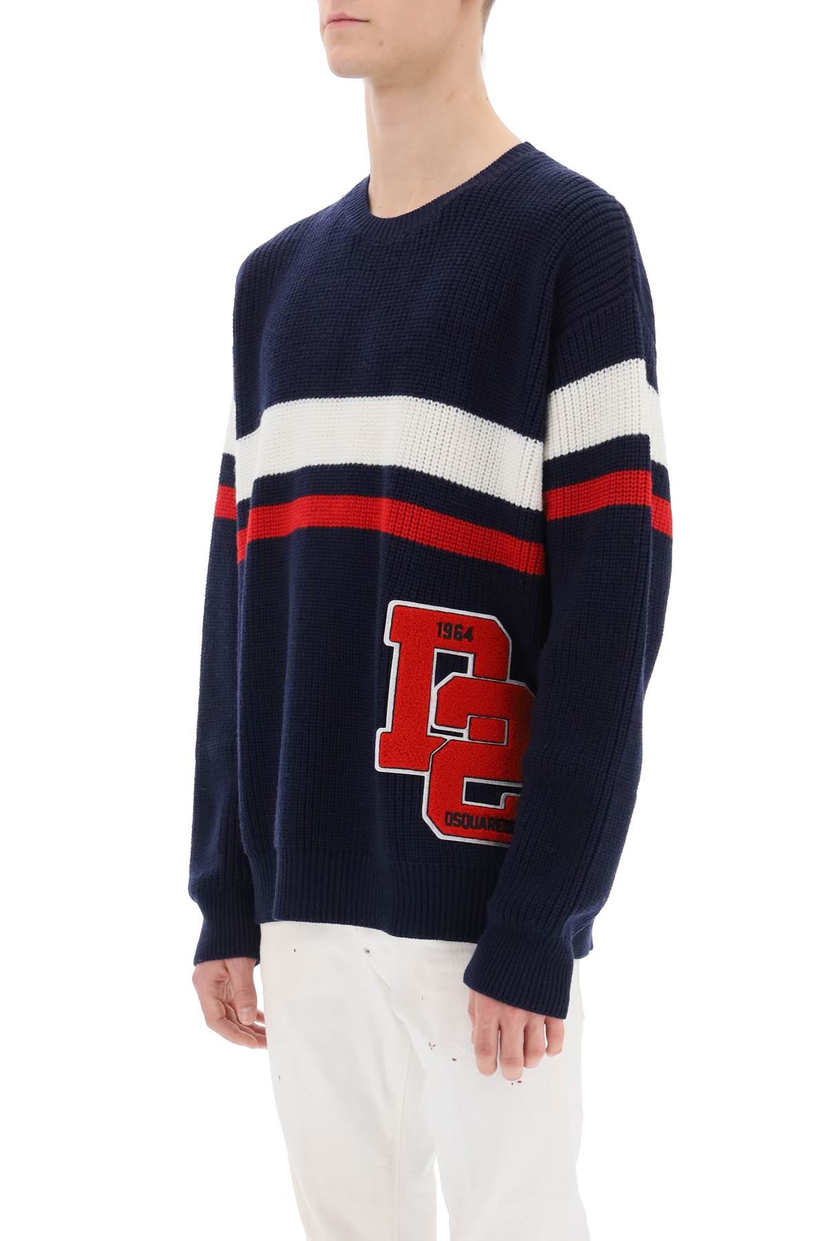 Dsquared2 Varsity Wool Sweater