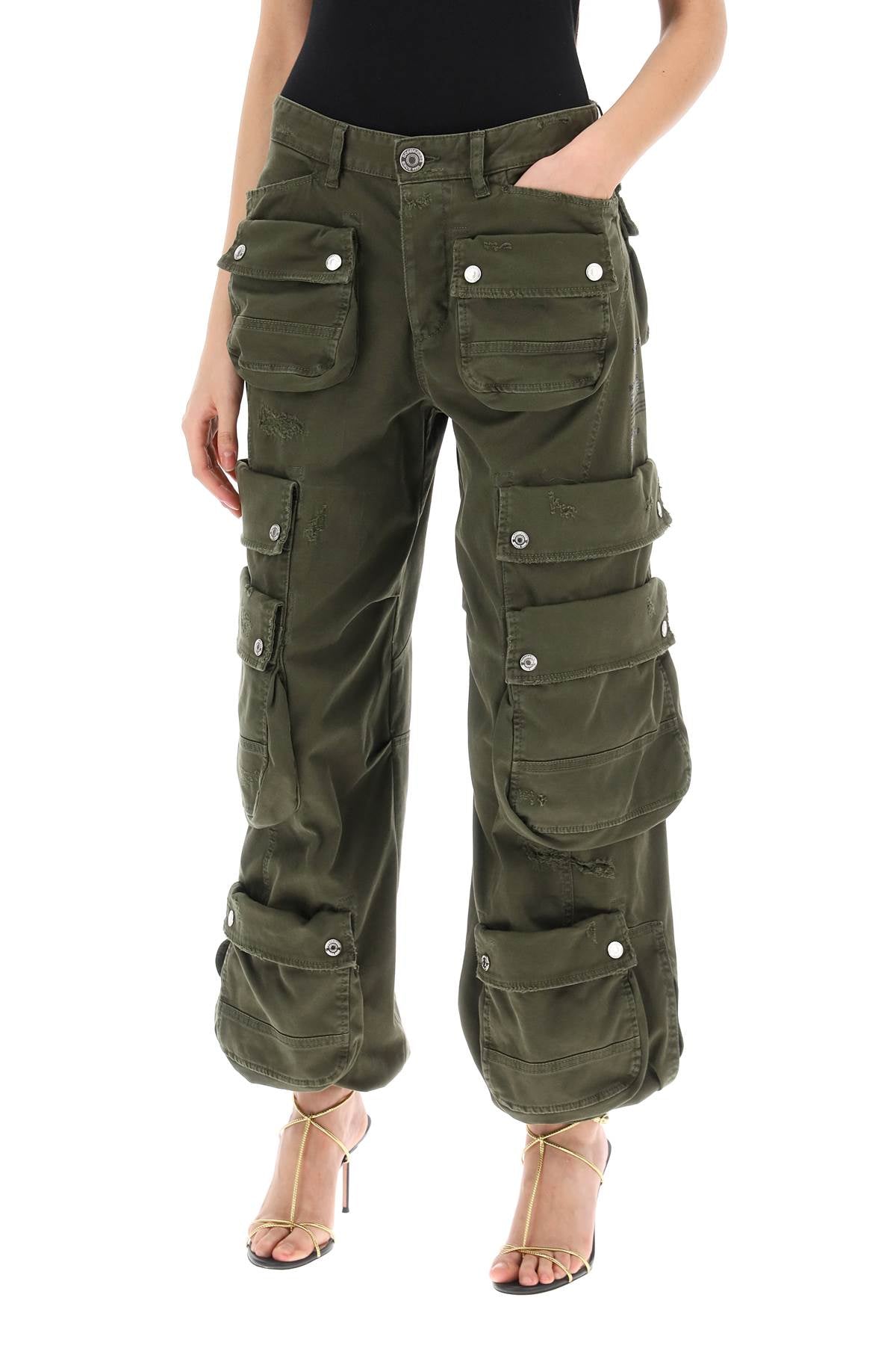 Dsquared2 Wide Leg Cargo Pants