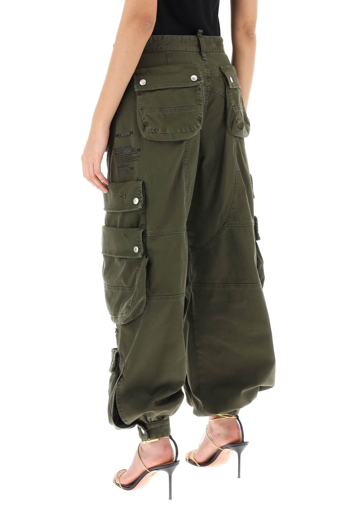 Dsquared2 Wide Leg Cargo Pants