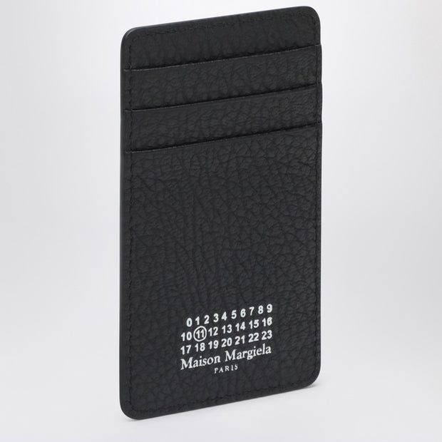 Maison Margiela Vertical Card Holder Four Stitches Black