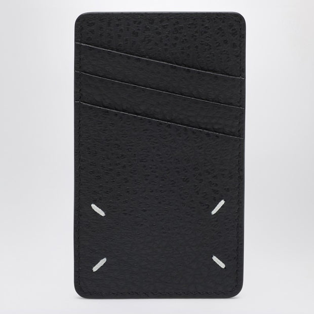 Maison Margiela Vertical Card Holder Four Stitches Black