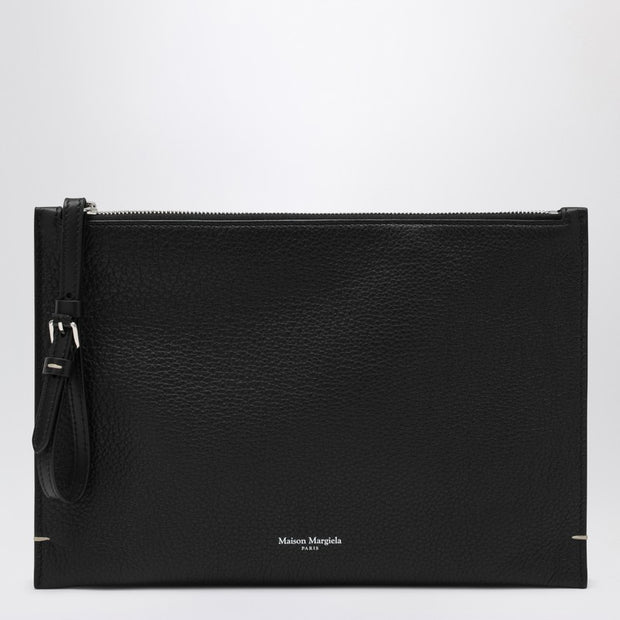 Maison Margiela Large Leather Tote With Logo