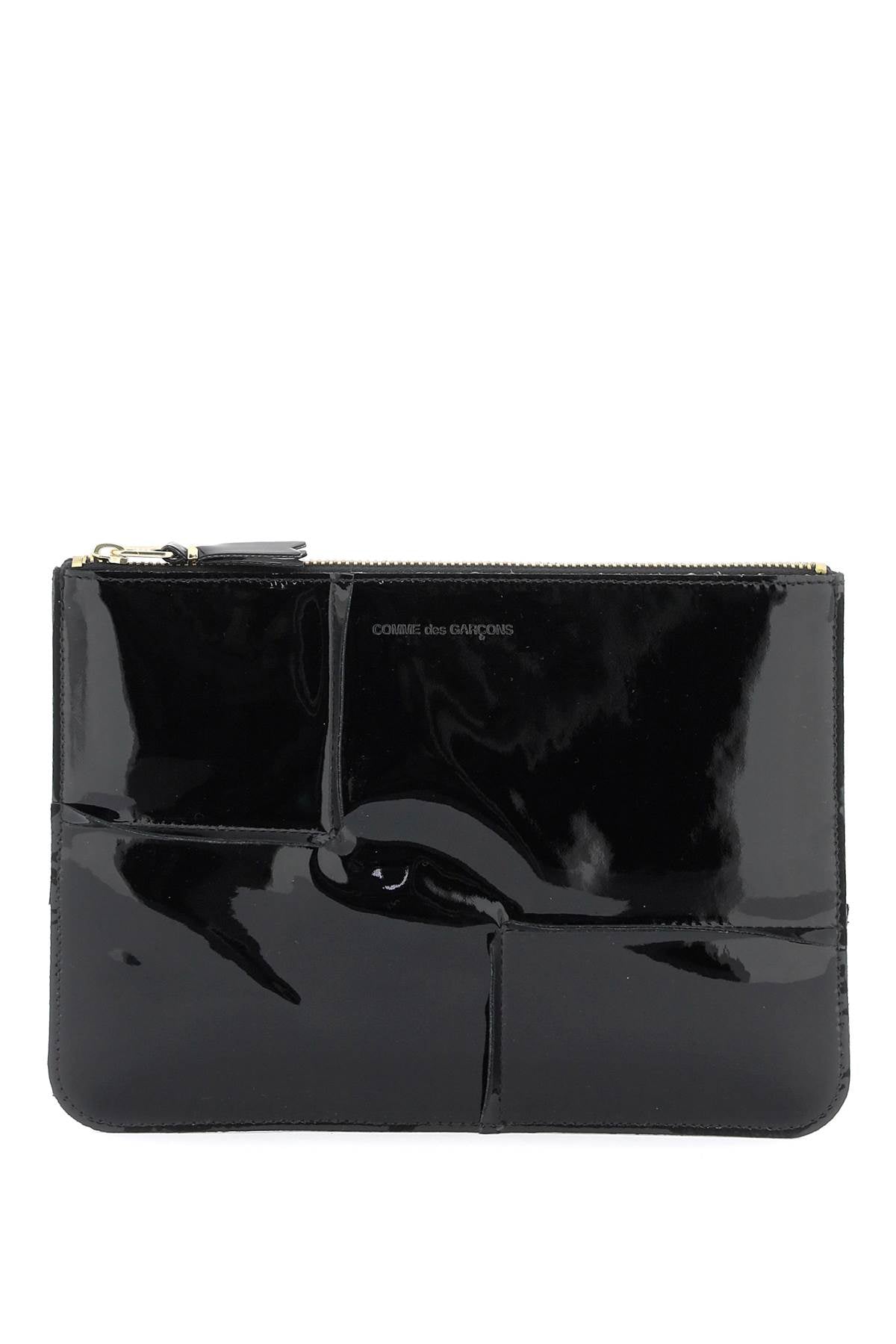 Comme Des Garcons Wallet glossy patent leather Pouch