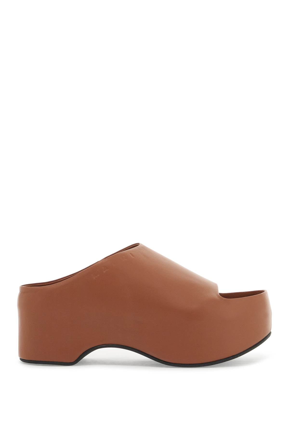 Marni Chunky Leather Clogs