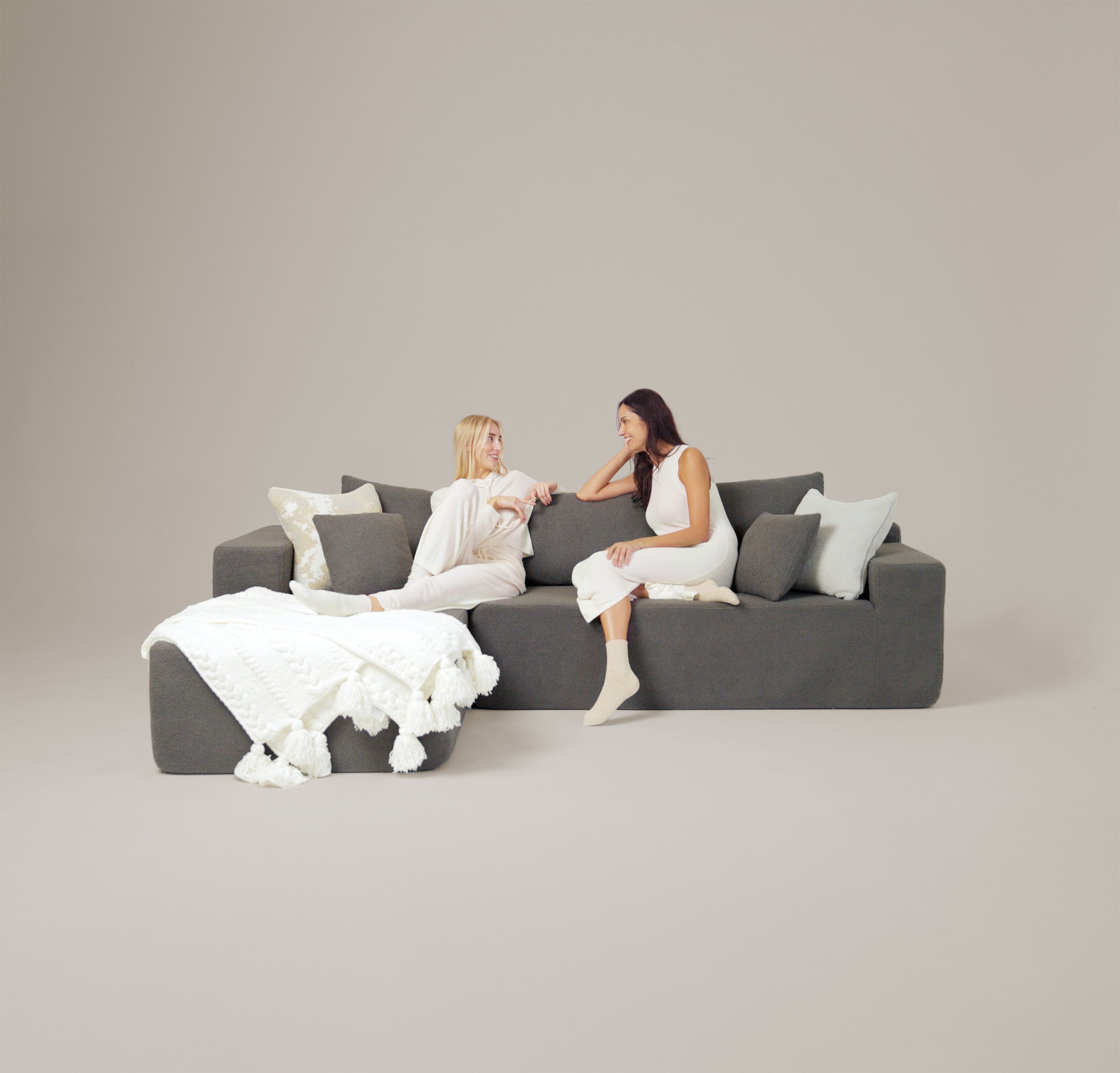 Sunday Citizen Braided Pom Pom Throw Blanket (more Colors)