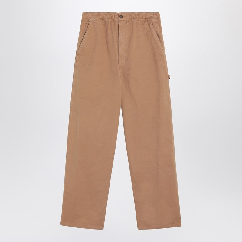 MM6 Maison Margiela Baggy/loose Ochre Cotton Pants